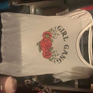 White Azkara “girl gang” Tee